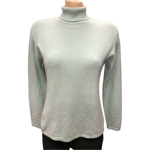 Charter Club Soft Gray Turtleneck Sweater Size S